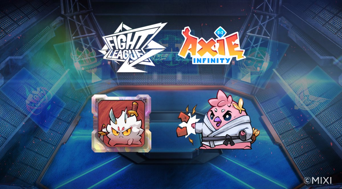 PlayFightLeague's tweet photo. Attention Axie CHIP holders! All holders will be airdropped an exclusive sticker that can be used in  @AxieInfinity as an emote during battle! 

Now you can express how you feel about being a FIGHTER! ⚔

Collect the Axie CHIP on Mavis Market: https://t.co/UanP6OMd4y

📸 Snapshot soon