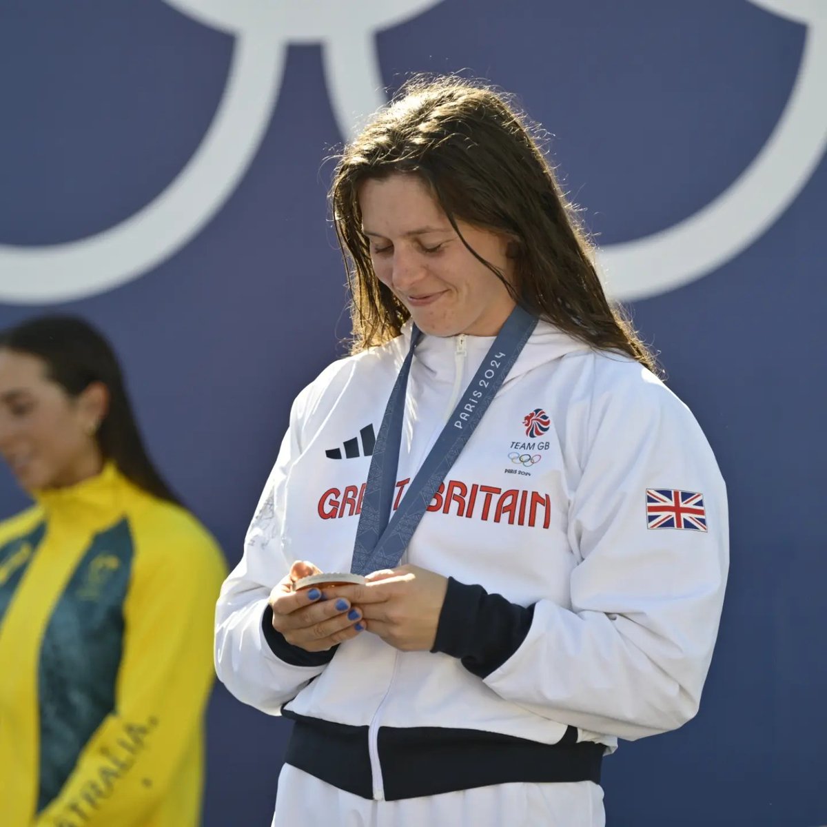 🥉🥈History made. 

Joe and Kimberley win inaugural Kayak Cross medals. Marking <a href="/TeamGB/">Team GB</a>'s best-ever medal haul in canoe slalom at the <a href="/Olympics/">The Olympic Games</a>.

#Paris2024