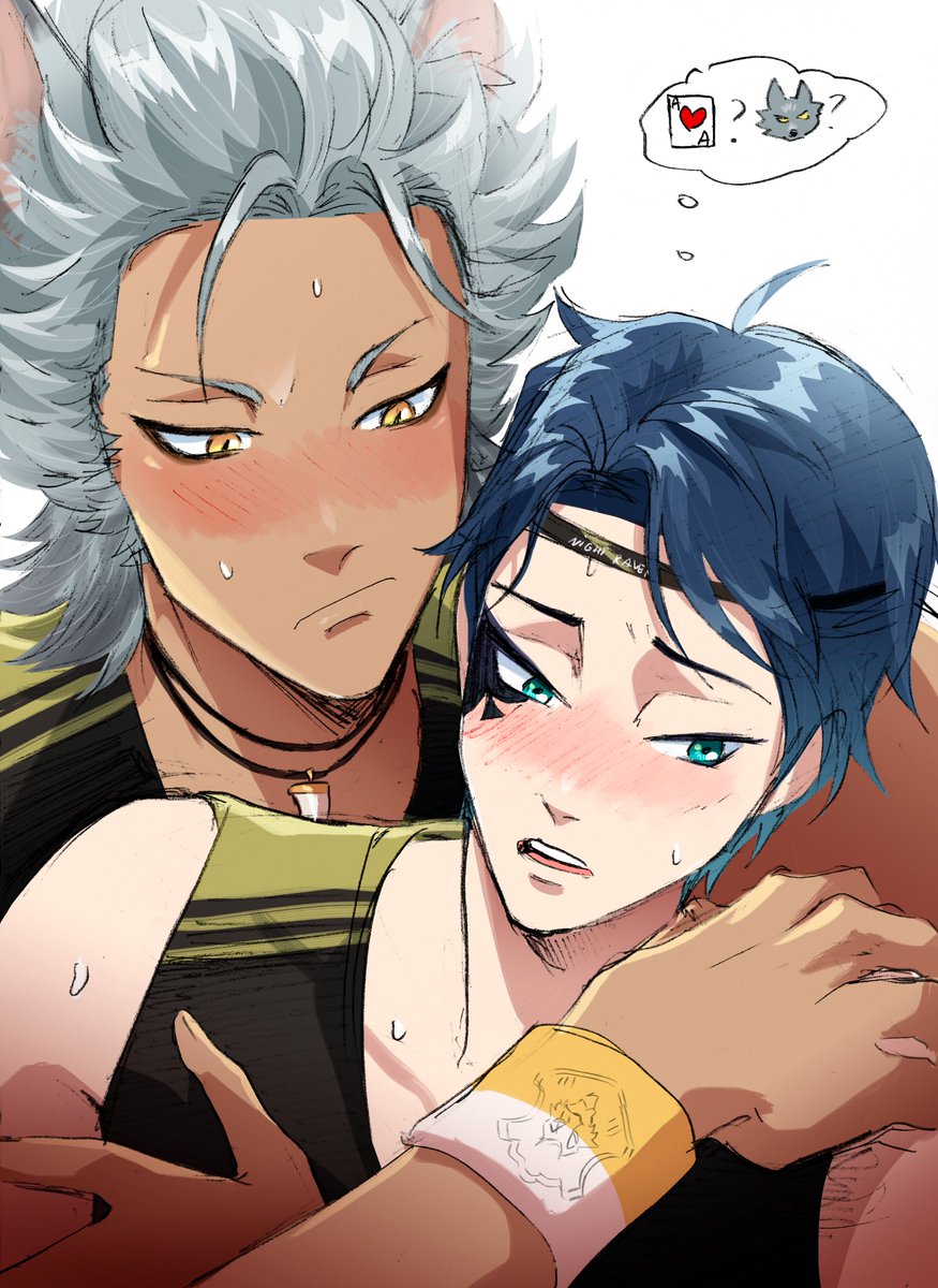 ryuichirouart's tweet photo. you have two hands, Deuce! you must give another boy a chance too!.. https://t.co/i2nyn6XC9C