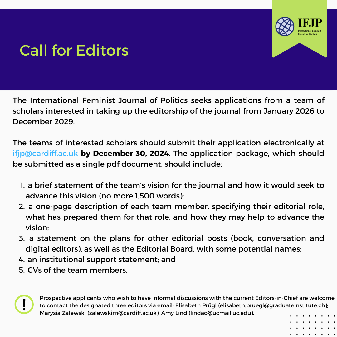 IFJPglobal's tweet image. 📢 IFJP  has opened a call for new editors!

Find out more at the link: ifjpglobal.org/journal-news/2…