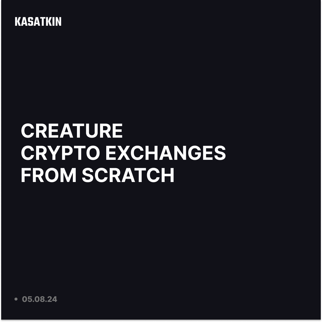 KasatkinLab's tweet photo. Learn how to create a successful crypto exchange from scratch. This article discusses the key stages of development, the advantages of the crypto exchange, important security aspects, legal requirements and strategies for attracting users.
https://t.co/JOR5Tnz6Vl https://t.co/xes8uEA2RW