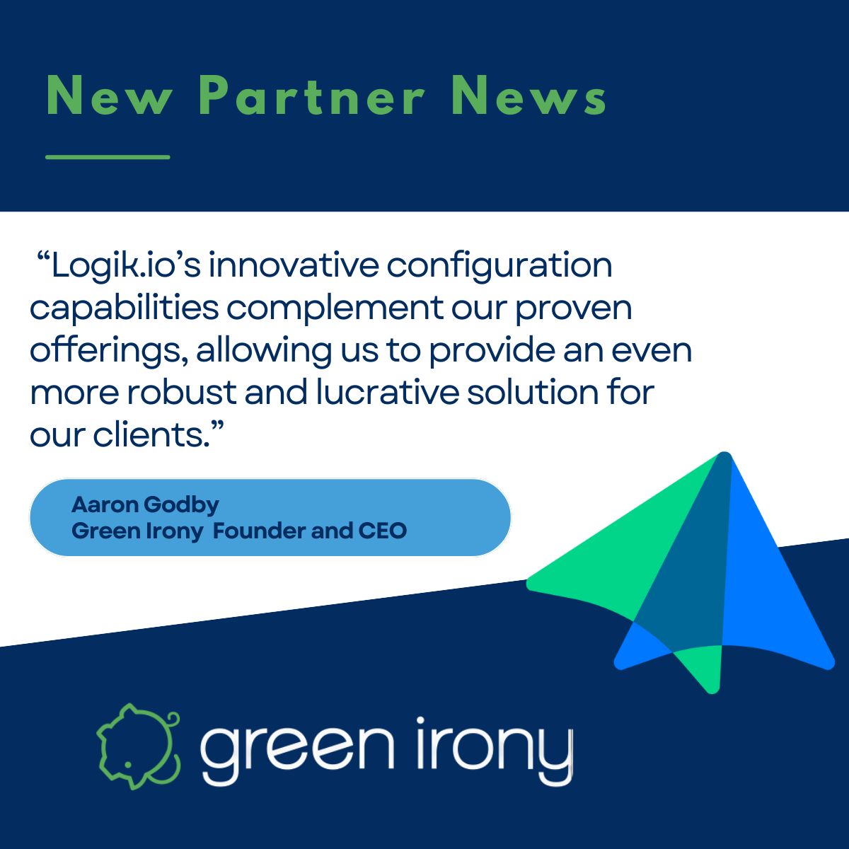 greenirony's tweet photo. We are thrilled to announce that Green Irony has entered into a strategic partnership with https://t.co/KlUPnFc0Pa, a next-generation provider of configuration and guided selling solutions. 
Read the full press release here: https://t.co/NAb502vBEh https://t.co/bnRHS7Ms3f