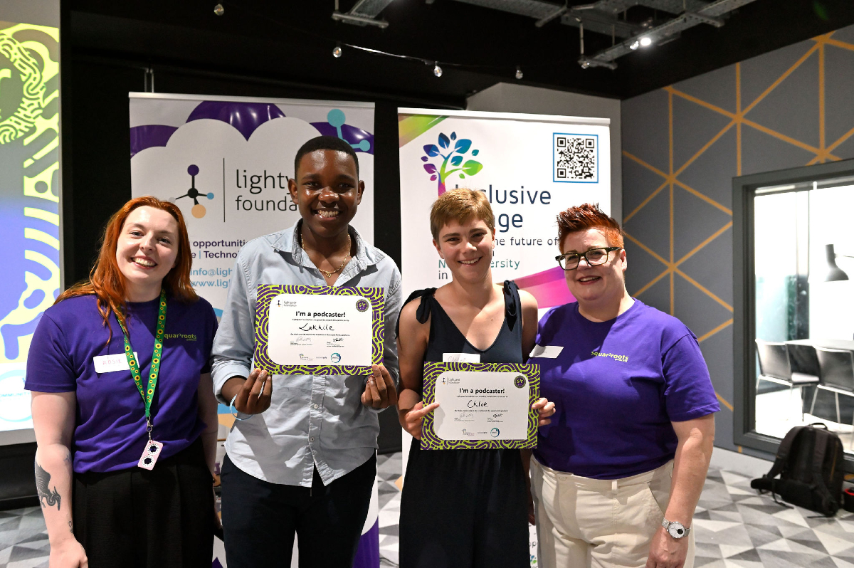 It’s been a week since the Squar3roots podcast launch party and I think Rosie has just about recovered! It was a lovely event which invited past and future podcast hosts to celebrate the launch of the podcast.