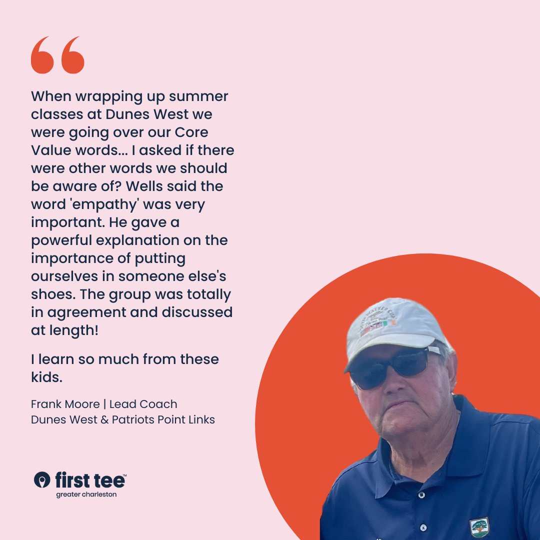 We can learn a lot from one another when we make time for meaningful conversations 💚 Learn more about our Core Value curriculum at firstteechs.org/core-values #firsttee #buildinggamechangers
