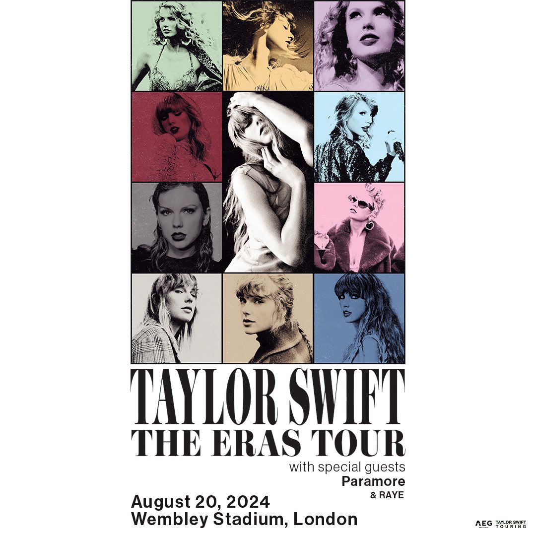 RAYE (@raye) on Twitter photo Thank you <a href="/taylorswift13/">Taylor Swift</a> for this opportunity ๐ฅน
Taylor Swift | The Eras Tour 20th August ๐ฌ๐ง Thank you <a href="/taylorswift13/">Taylor Swift</a> for this opportunity ๐ฅน
Taylor Swift | The Eras Tour 20th August ๐ฌ๐ง