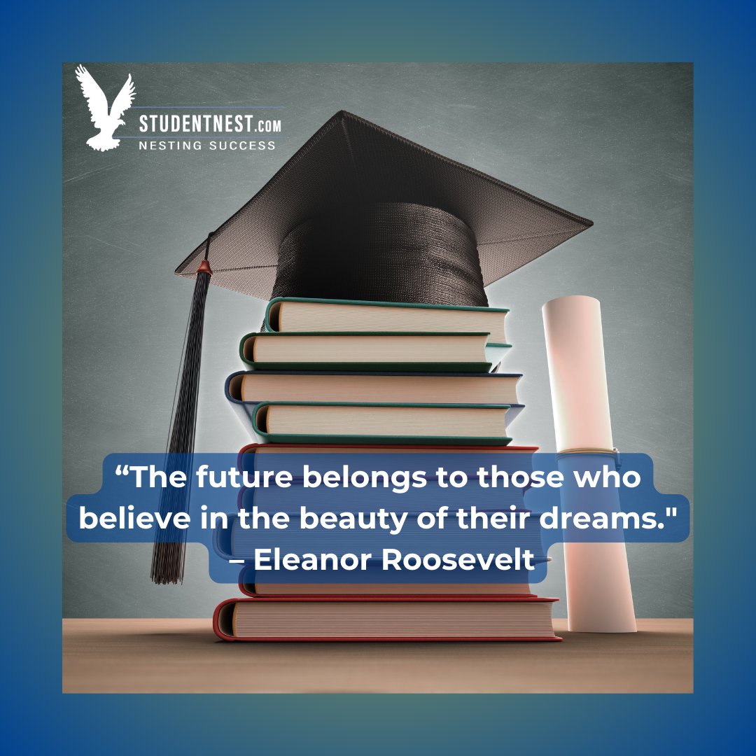 StudentNest's tweet image. 🌟 At StudentNest, we believe in empowering students to achieve their dreams. 🌟
.
.
.
.
.
#StudentNest #Inspiration #OnlineEducation #TutoringService #DreamBig