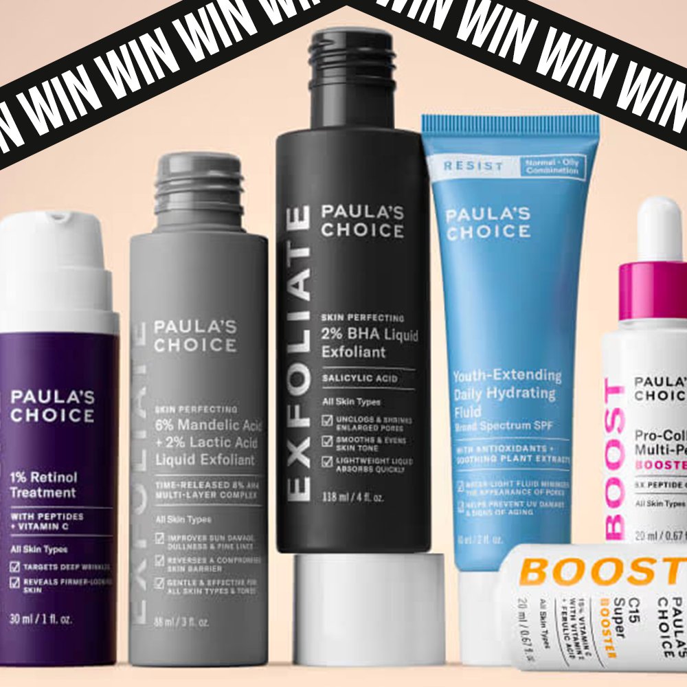 cloud10beauty's tweet photo. 🌟 WIN 🌟 We're giving one lucky follower the chance to WIN a MEGA bundle of Paula's Choice products 😍 Skincare lovers you know what to do...
⁠
To enter ⬇️⁠
⁠
✨ Like this post⁠ &amp; a recent one
✨ Tag a friend
✨ Make sure you’re both following @cloud10beauty
T&amp;C’s Apply ❤️⁠ https://t.co/qalrdRV0Ok