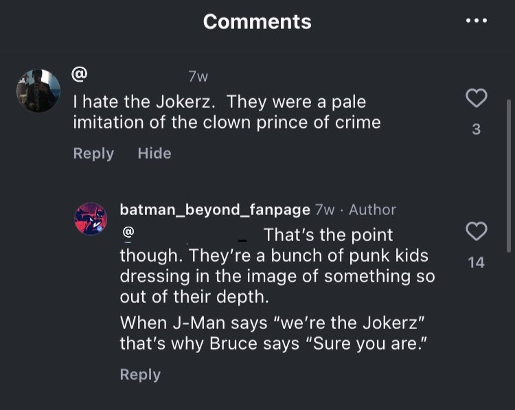 Beyondology's tweet photo. @DuplessiePhilip I had a convo on IG about how the Jokerz being cheap imitations was sort of the point, but I never considered that from a design perspective.

The Jokerz (Gang) are over-the-top, almost fad-like. So THE Joker having a very basic design is a stark contrast. Wow. Great observation! https://t.co/abjAWx9nyh