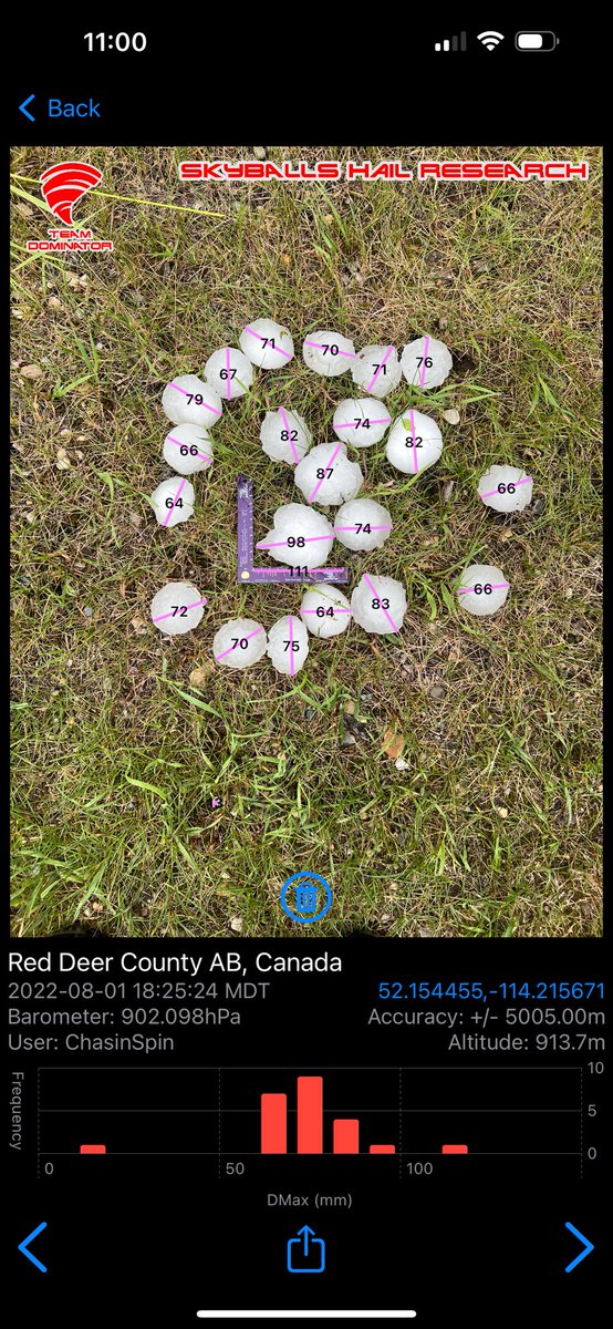 ChasinSpin's tweet image. Large hail and non-zero chance of Tornadoes today in Southern-Central Alberta today. TeamDom Canada are out in the field, follow @BenChernesky @brittfilion @CrestaB1 @DanMaddenWX and @teamdomcanada to keep up with the action.  Eyes to the sky! #NeverStopChasing @teamdomcanada