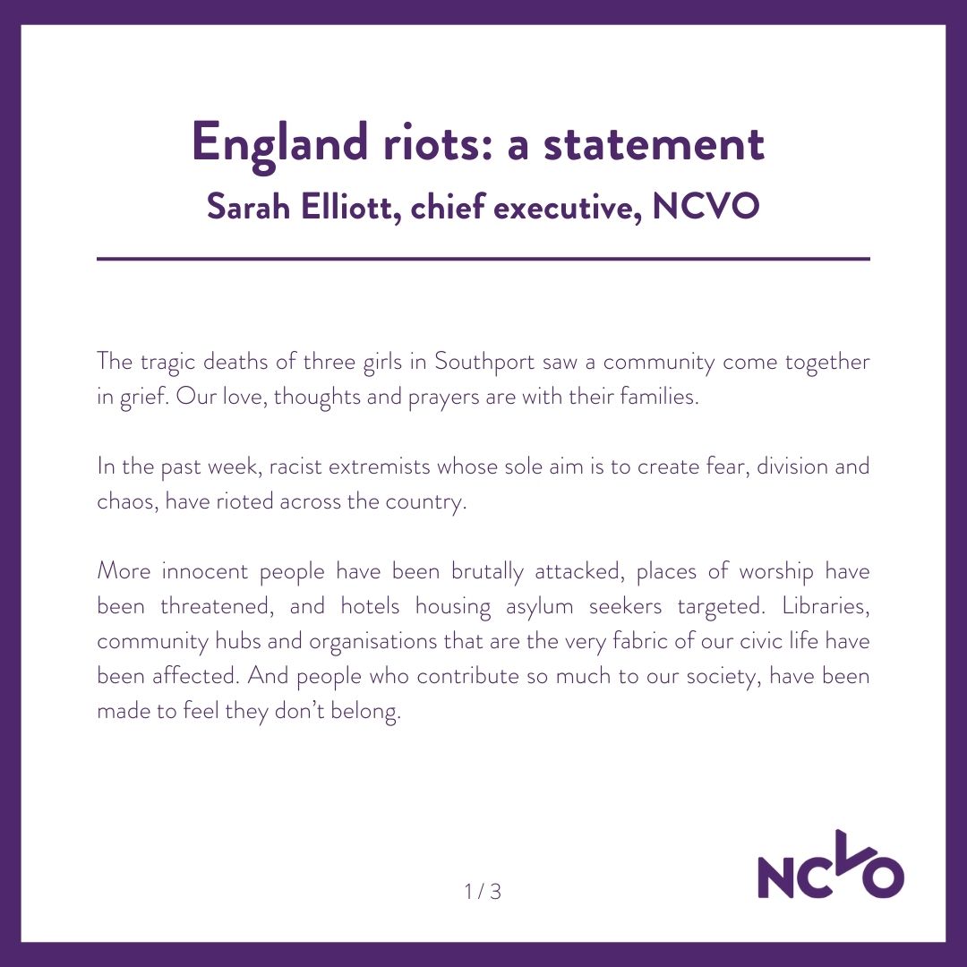 NCVO tweet media