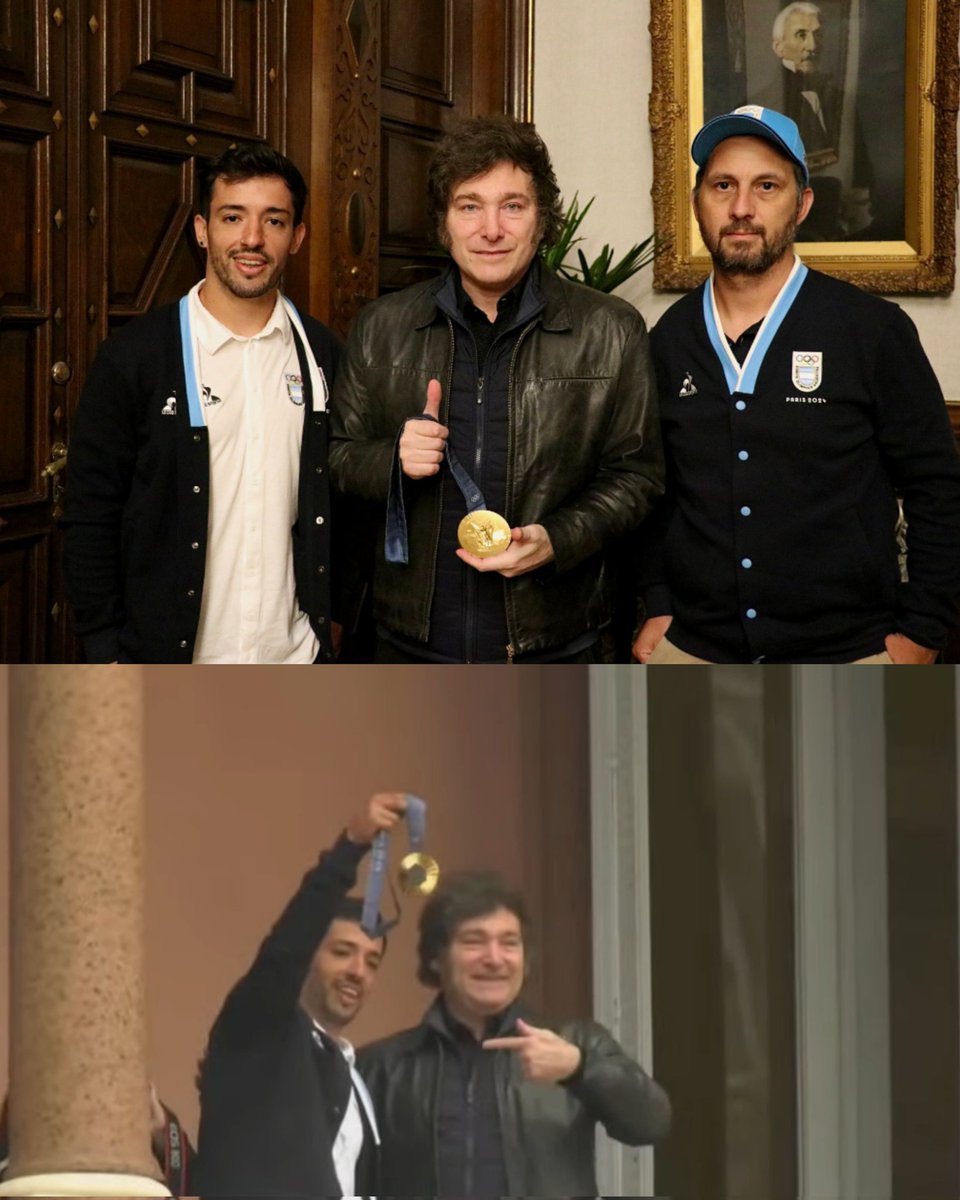 LibertyFactos's tweet photo. Decian?

El Presidente @JMilei recibió al medallista de oro @malignobmx @malignoTorres en Casa Rosada y lo felicitó por poner a la Argentina en lo más alto. 🥇🇦🇷😎🦁

A casa kukas...

Abrazo. https://t.co/u3yzsdnCOd