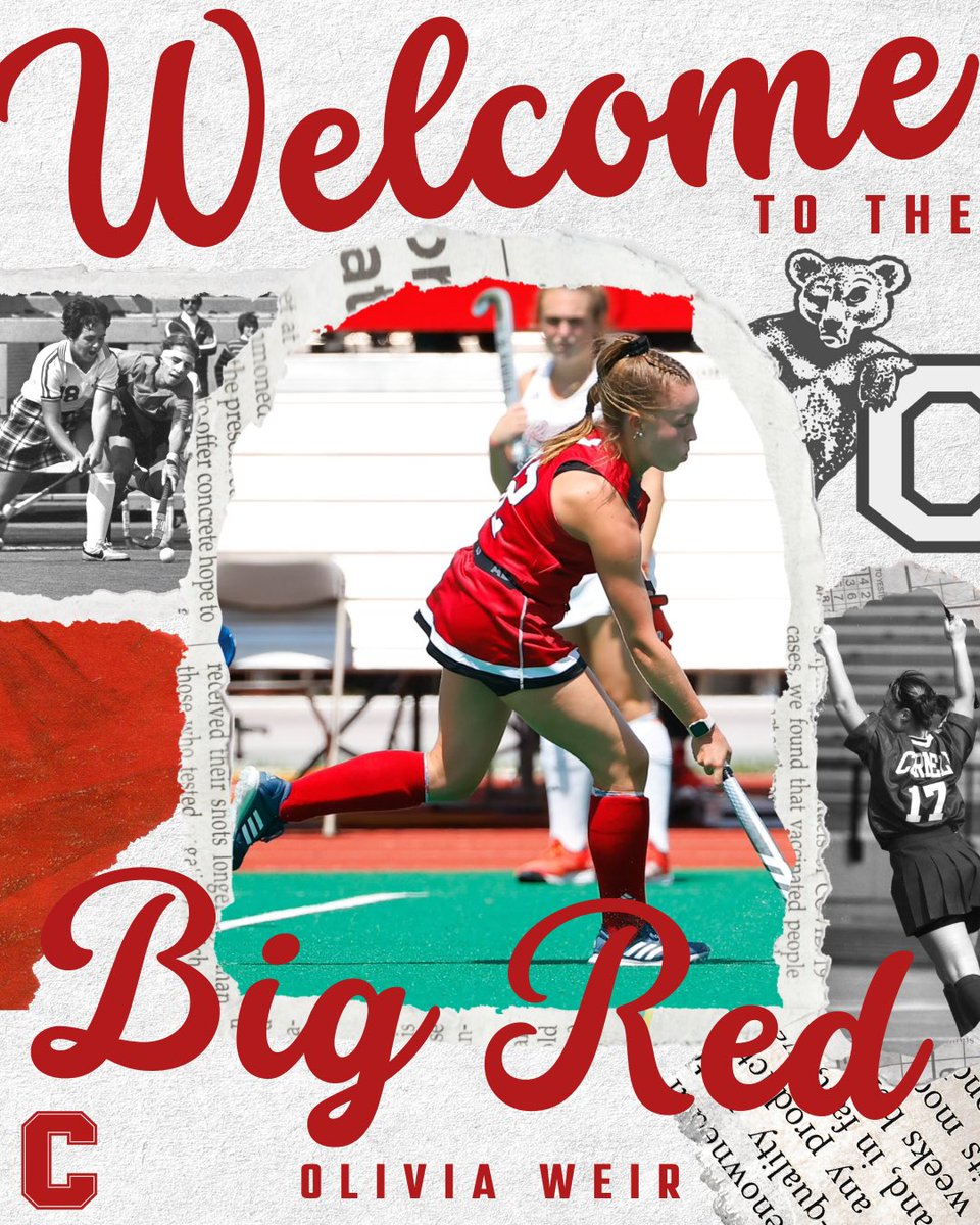 Welcome to the Big Red family, Olivia! 🏑❤️

♦️ #2
♦️ Midfield/Forward
♦️ Princeton, NJ
♦️Princeton HS 

#YELLCORNELL