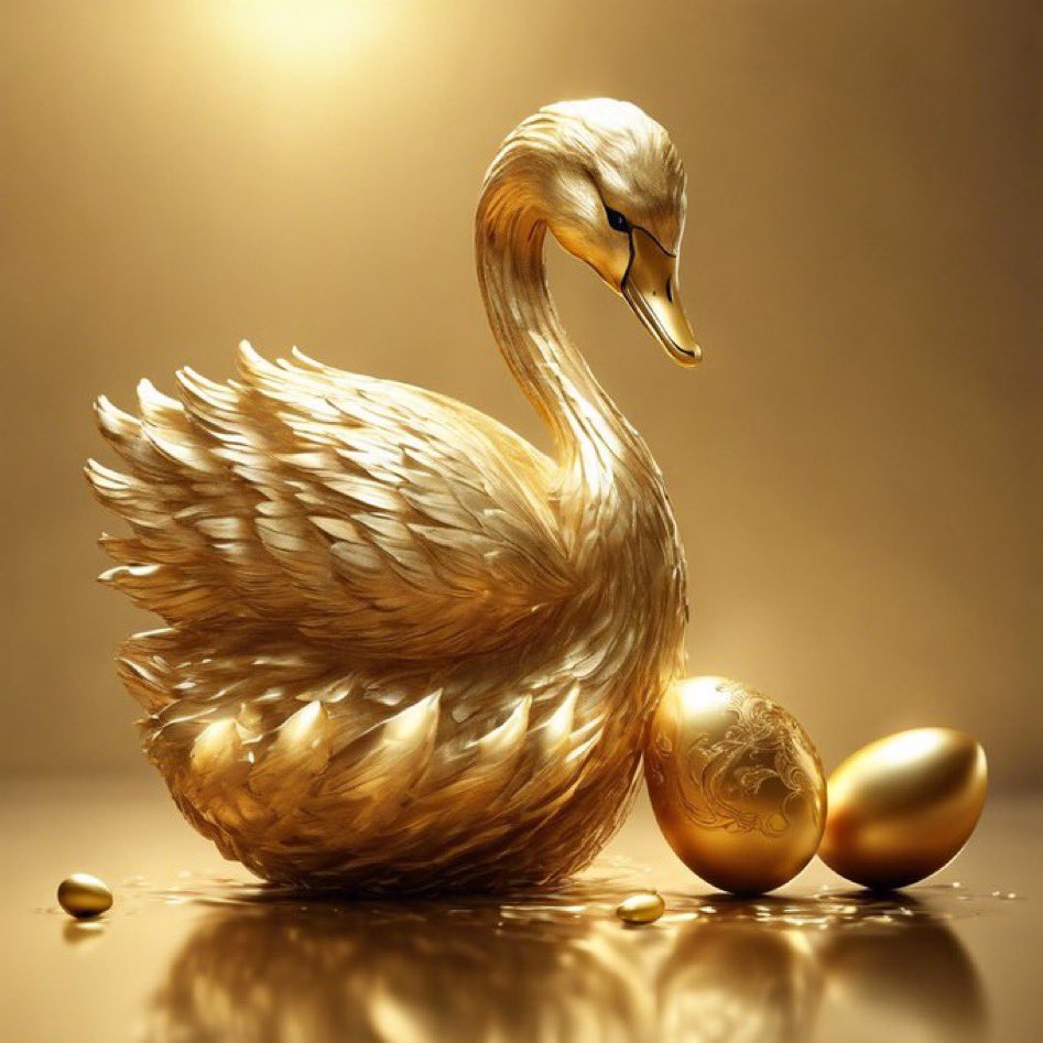 You don't sell the Golden Goose. $Bar #Bar777 🎰🥇