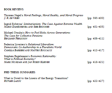ErasmusJPE's tweet image. Check out our newest issue: with a special issue on Intra- and Interpersonal Dilemmas in Ethics and Rational Choice, Obituaries for Daniel Ellsberg and Robert Solow and much much more freely accessible: ejpe.org/journal/issue/…