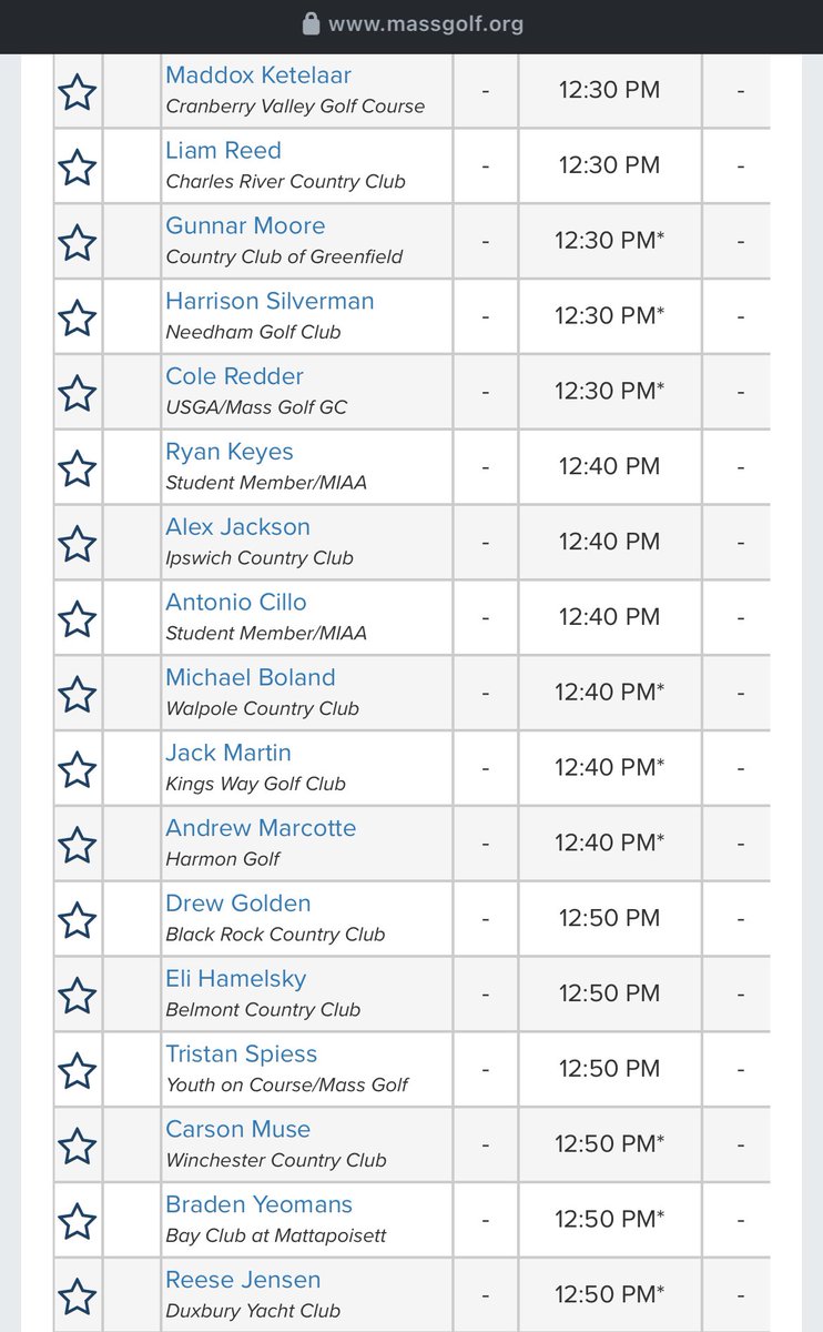 Good luck to former Viking golfer Cole Redder as he competes in the Massachusetts Junior Amateur Championship this week!!