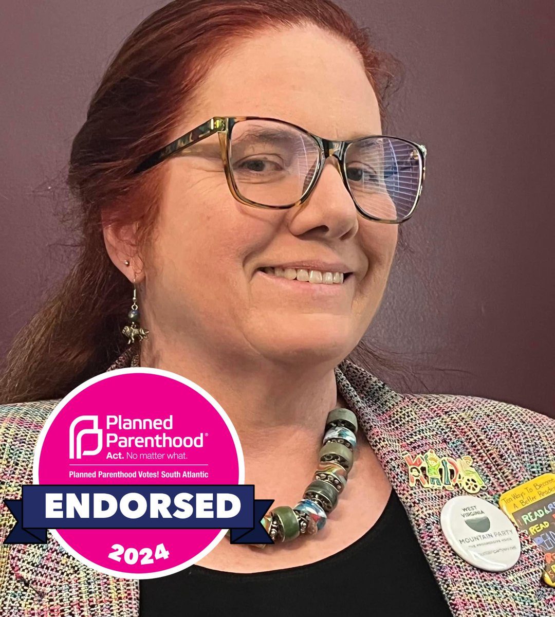 Congratulations to our candidate for state senate, mayor Betsy Orndoff-Sayers, on receiving the endorsement of Planned Parenthood Votes South Atlantic! 

All Mountain Party candidates advocate for reproductive healthcare, access to abortion, and queer liberation!