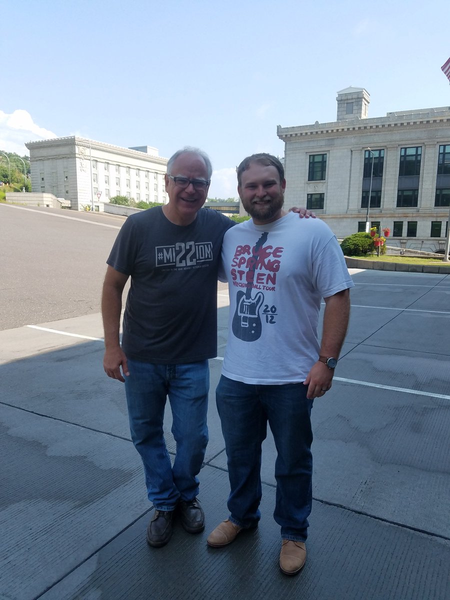Whatever happens today or tomorrow with the #Veepstakes. I'm so dang proud of <a href="/Tim_Walz/">Tim Walz</a>. I was a "C"ish student in high school (shocking, I know). Mr. Walz took the time to make sure that I was successful. Not only in his class but others. He made learning exciting