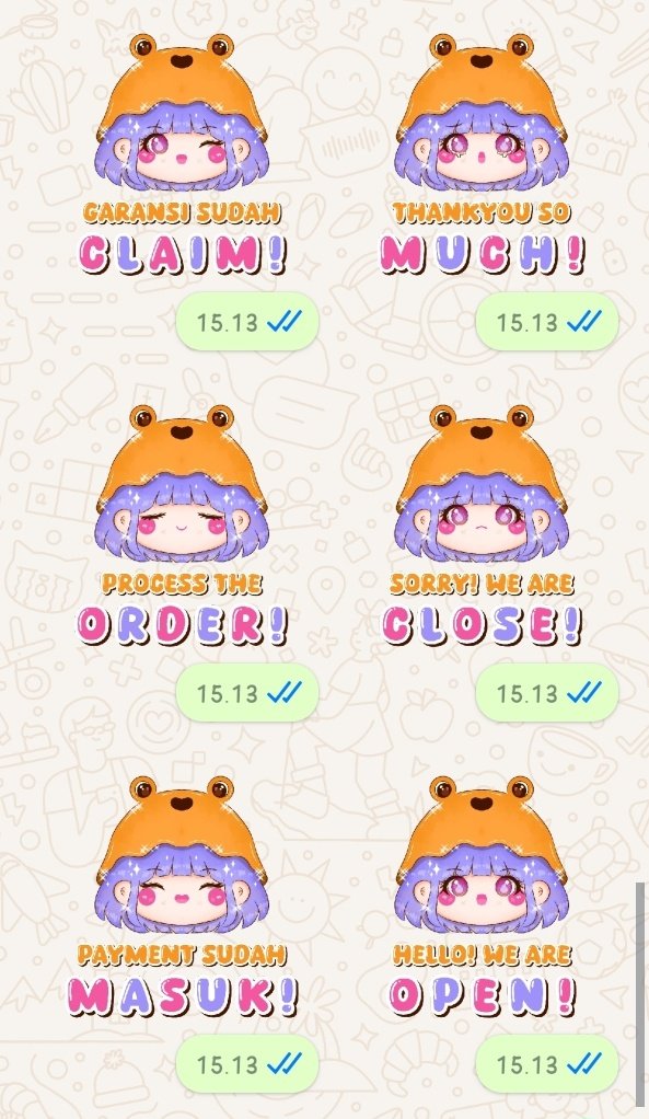 Aku mau share FREE STICKER PACK WA hihihi barangkali ada yang butuh 💕 Siapa aja boleh pake stikernya GRATIS! ><❤️

Kalau mau pake cukup LIKE + RT ajaa, kalau mau follow juga bole, nanti aku fb :3

[ sticker.ly/s/UOPYGJ ]

Hope u like it guys! ✨💗 #zonauang #zonaba