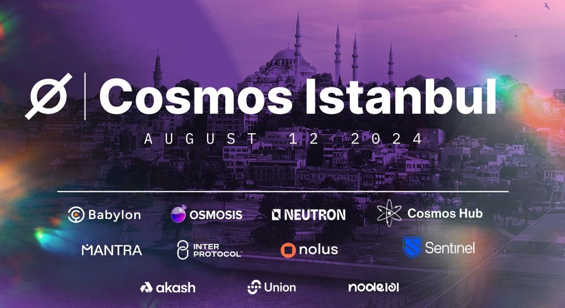 Cosmos Istanbul yeniden İstanbul’da 🇹🇷⚛️

🗓️ 12 Ağustos, 2024
⏰  Saat 19:30 - 23:30 

Sizleri neler mi bekliyor? 
Rahat bir Networking alanı, alanında uzman konuşmacılar, panelistler ve daha fazlası ☺️ 

Kayıt yaptırmayı unutmayın⬇️
lu.ma/x4g7ebpa