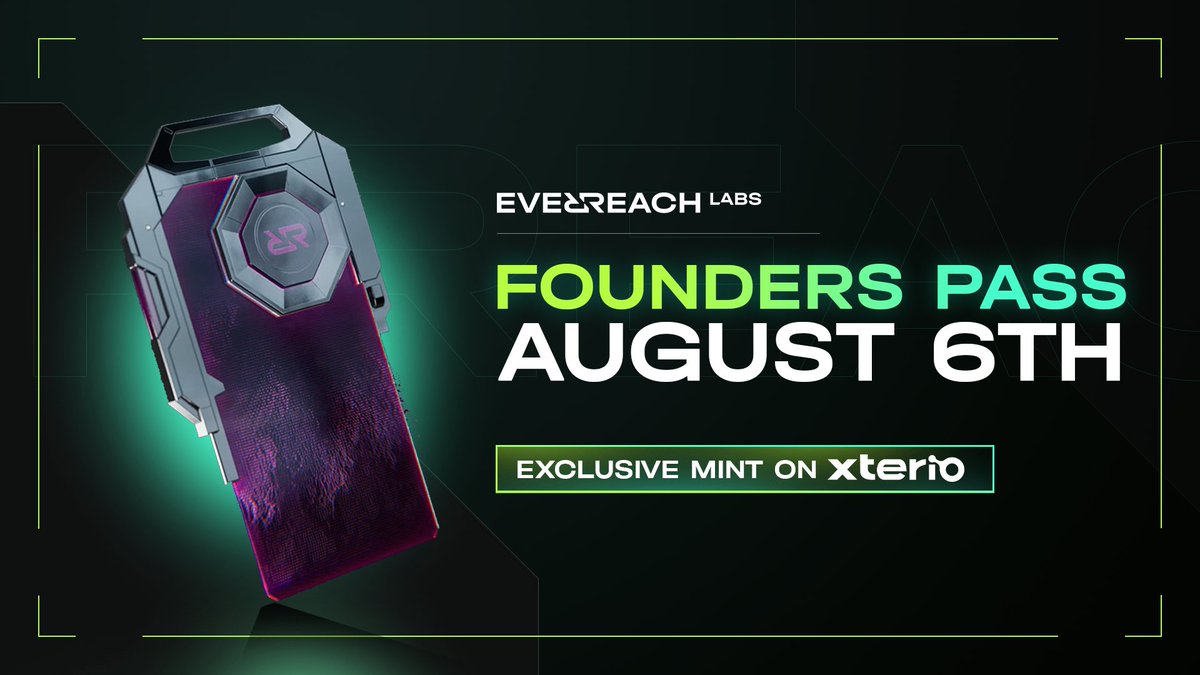 Dreezy_Giant's tweet photo. Super bullish on @EverreachLabs  Mint tomorrow 

EVerreach Labs is revolutionizing gaming with a unified ecosystem that empowers players, creators, and spectators. They aim to integrate innovative technology, immersive gameplay, and vibrant community engagement seamlessly.

 Backing and Partners 

They've partnered with industry giants like Epic Games, Steam, and Twitch.  

The investor lineup includes X21 Digital, Castrum Capital, and Insignius Capital.  Advisors from The Sandbox, Maven Capital, and IBC Group, as well as @dingalingts , @shanicucic96 , and @0xSunNFT bolster the vision.

Founders' Pass Utilities and Benefits 

🔷 $EVER Token Airdrops  
🔷 Staking Bonuses
🔷 Exclusive $EVER Access 

Mint Details 

🔷 FREE MINT
🔷 800 SUPPLY 
🔷 Powered by @surgence_io 

Will you be there 🫵