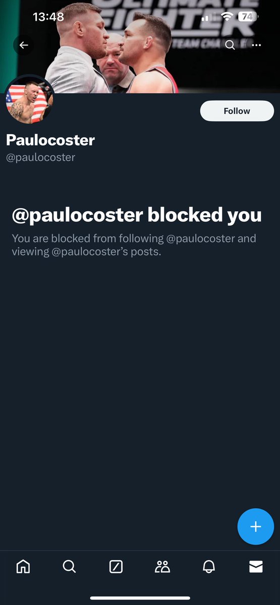 Had an absolute nightmare this guy… we all knew it was a scam to get followers… was it worth it though?

Do your thing #MMATwitter ….