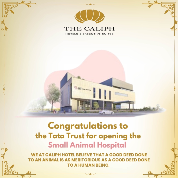 thecaliphhotel's tweet photo. Congratulations to the Tata Trust for opening the Small Animal Hospital
WE AT CALIPH HOTEL BELIEVE THAT A GOOD DEED DONE ΤΟ ΑΝ ΑNIMAL IS AS MERITORIOUS AS A GOOD DEED DONE TO A HUMAN BEING
#smallanimalhospital #tata #gooddeed #kindness
#mumbai #hotels https://t.co/CD05DxfcqM