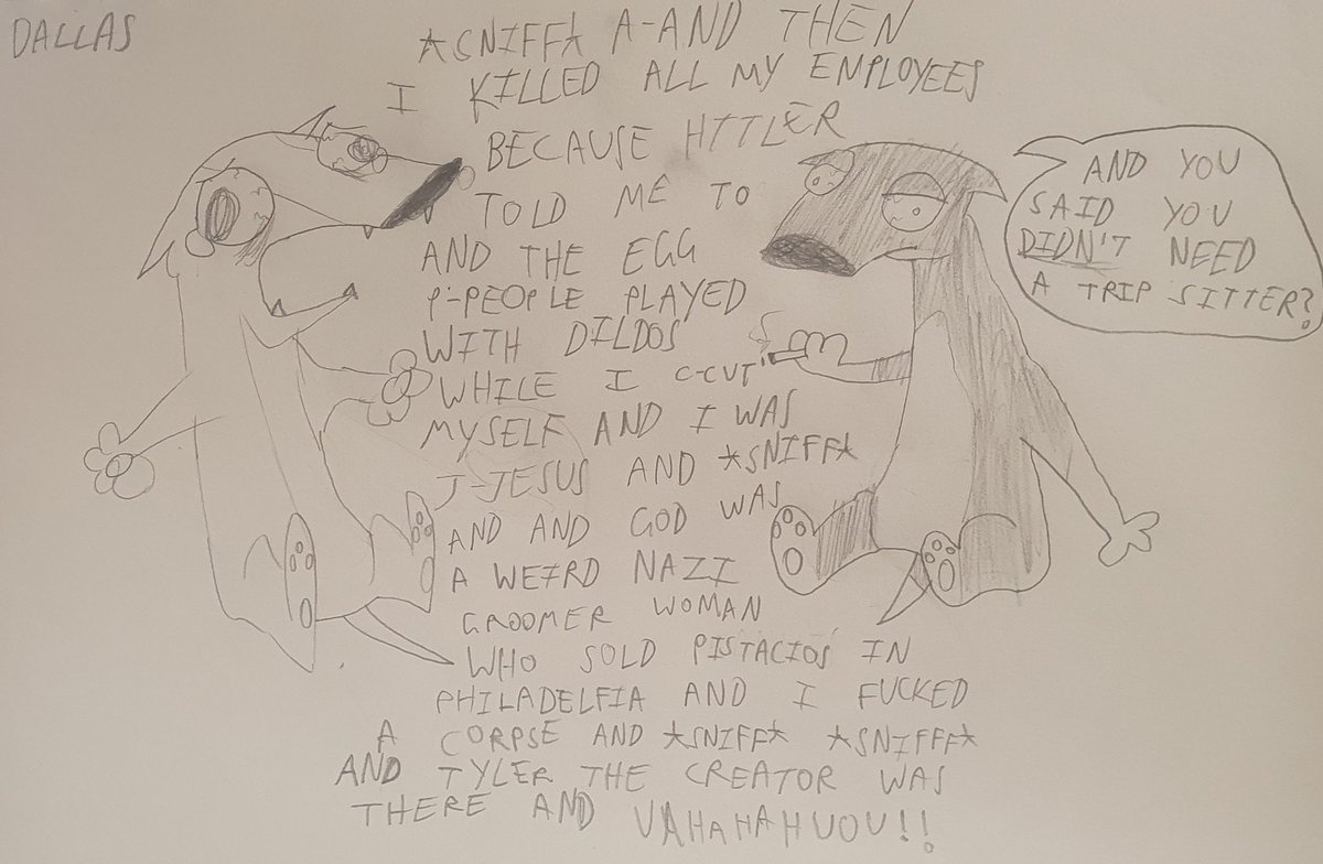 My headcannon is that Alfred's Playhouse, Rise of Alfred and The Alfred Alfer Movie are all hallucinations that proceed "Perpetual Limbo Of Room" and all of it is just happening while Phat Dawg smokes weed next to Alfred