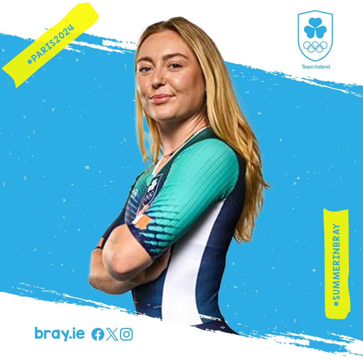 bray_ie's tweet photo. Best wishes to @laragillespie21 from #Enniskerry, who, along with her Track Cycling Teammates, will begin their #Olympic campaign tomorrow.
We'll be cheering for you and #TeamIreland!
📷 @TeamIreland
#SummerInBray #Paris2024 #GoLara https://t.co/U2uEVjNyCP