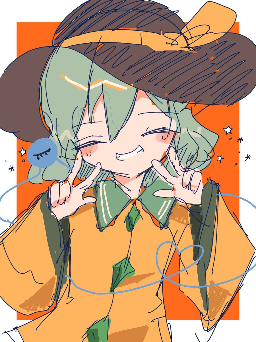 ﾆｶｯ✌️
 #古明地こいし