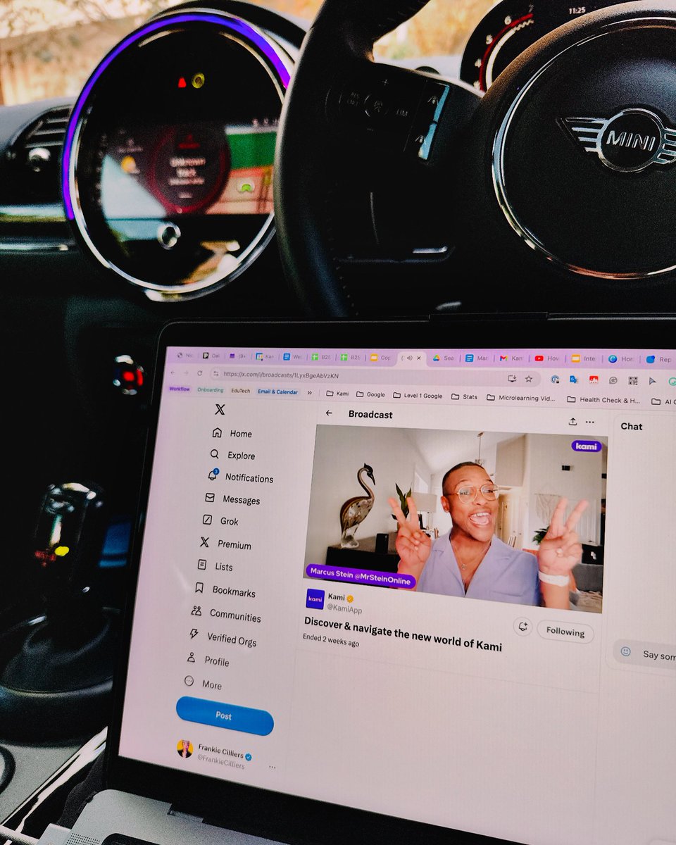 FrankieGStudio's tweet photo. Nothing can stop the @KamiApp magic! ๐ชEven if you donโt have power โก๏ธand work from your โmobile officeโ. Got some great Back-to-School Kami inspo from the fabulous, @MrSteinOnline ๐
#LetsKami https://t.co/8jKu7YjKAc