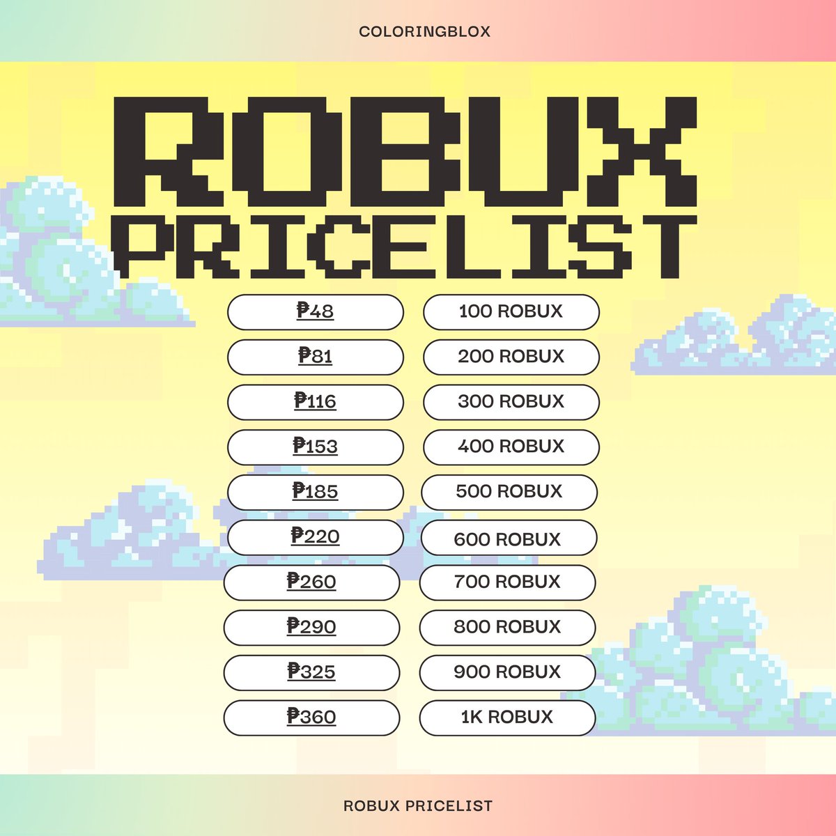 coloringblox's tweet photo. ˖ ⊹ ࣪ wts lfb ph where to sell ˎˊ˗

robux, dress to impress vip, plato coins 🛒

dm us to avail ᐟ check our feed for more transactions &amp; terms and conditions. 

t. dti roblox vip monthly permanently affordable looking for buyers premium gamepass https://t.co/JSNJ5V9iNt