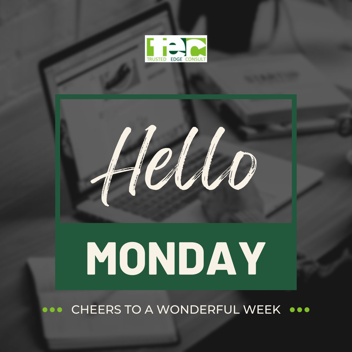 Trustededge's tweet photo. 🌟 Happy New Week! 🌟 Let's embrace fresh challenges, seize new opportunities, and craft impactful solutions together. Here's to another week of innovation and excellence! 
.
.
.
.
.
Contact us:
📞 07050415550
✉️ trusted@trustededge.ng

#ConsultingLife #NewWeekNewGoals https://t.co/Zbl0KqwNJl