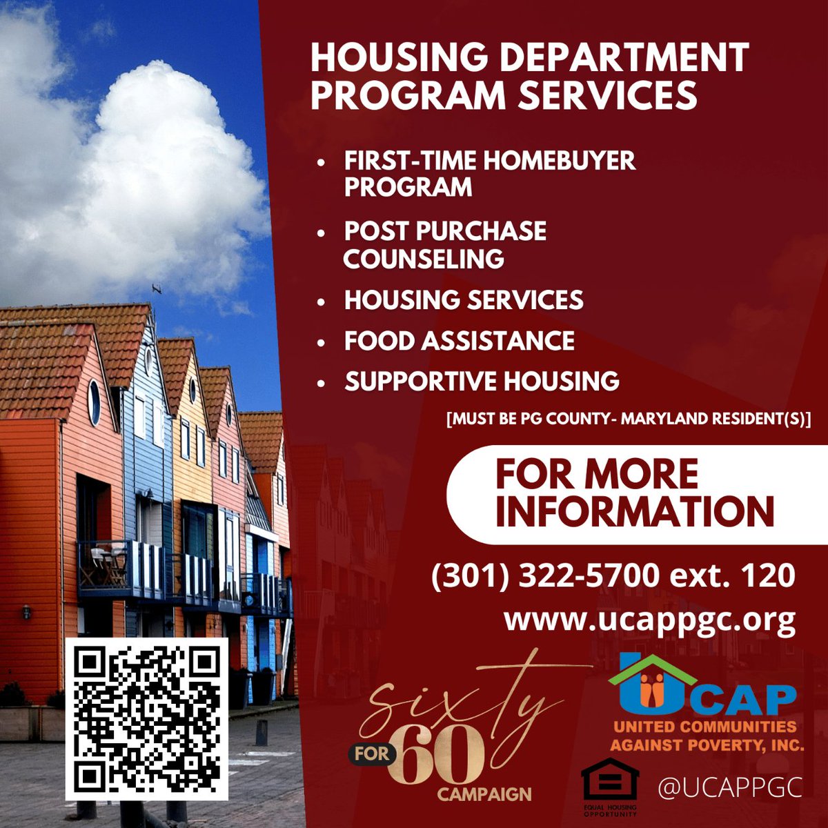 From application to move-in, our team is here to help every step of the way. Support our housing services by donating $60 today! 📄 #UCAPHousingHelp #60for60 ucappgc.org