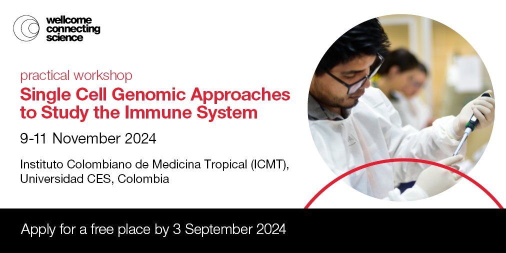 eventsWCS's tweet photo. Calling all #LATAM researchers studying the #ImmuneSystem!

Join expert instructors at @ICMTCES for our #scimmMedellin24 course, and gain hands-on experience applying #SingleCell technologies to strengthen #immunological insights

⏰Apply by 3 Sept 2024
📎 https://t.co/WgUtD7mAvA https://t.co/jbTCSdX3Us