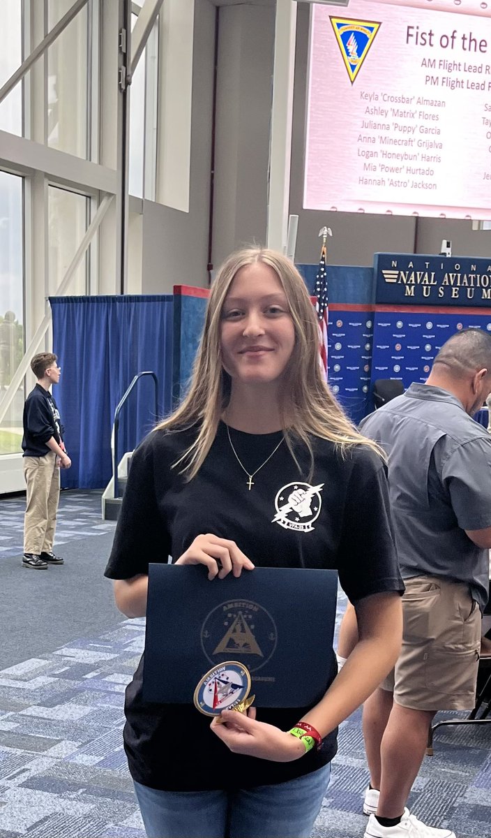 jrotcNaplesHS's tweet photo. Congratulations to Cadets Rosas and Taylor for successfully completing the National Flight Academy.  The 1 week STEM focused training took place at the Pensacola Naval Air Station.  Big thank you to the Collier NAACP for generously sponsoring❤️@NaplesHS @collierschools https://t.co/3F5IhztVfe