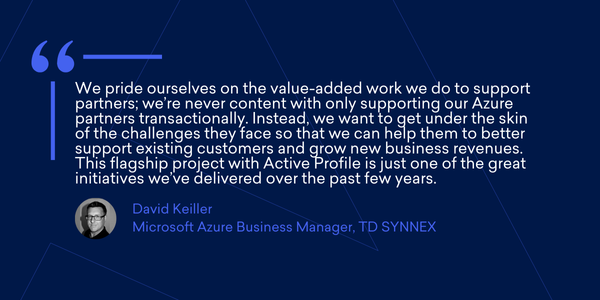 Active Profile (@activeprofileuk) on Twitter photo Are you aware of the possibilities of #Azure?
Our most recent work with <a href="/TDSYNNEXUK/">TD SYNNEX UK</a> has involved unlocking a new sales opportunity by upskilling partners on Microsoft’s expansive cloud software. Find out more⬇️
hubs.ly/Q02JmVpY0
#ITChannel #ResellerPartners Are you aware of the possibilities of #Azure?
Our most recent work with <a href="/TDSYNNEXUK/">TD SYNNEX UK</a> has involved unlocking a new sales opportunity by upskilling partners on Microsoft’s expansive cloud software. Find out more⬇️
hubs.ly/Q02JmVpY0
#ITChannel #ResellerPartners