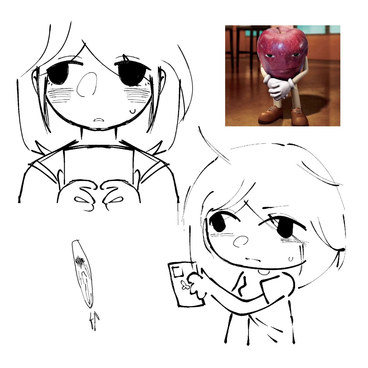 breadflum's tweet photo. m,e drawin,,...,.,,..apel
.
.
.
#art #NOTokegomlmao #aisoolzi #me #Skibidi #goofyahh #selfportrait #hoodirony https://t.co/9w54CjIAfM