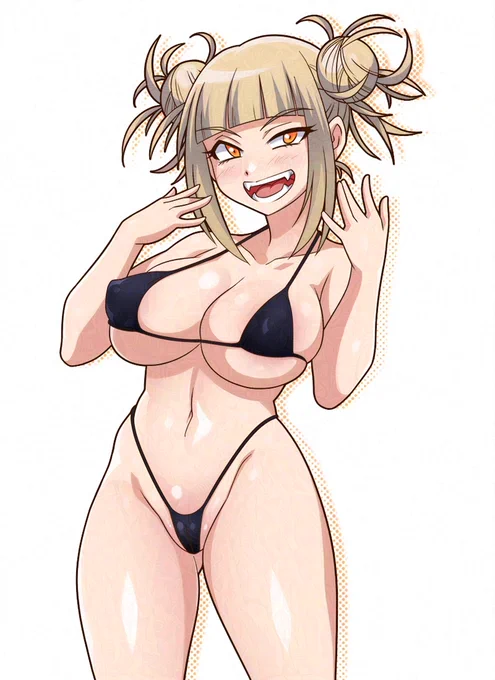今日はトガちゃん貼りたくなったw 拙作、記念すべく1作目になる「MICROBIKINIX!」よりマイクロビキニのトガちゃん再掲