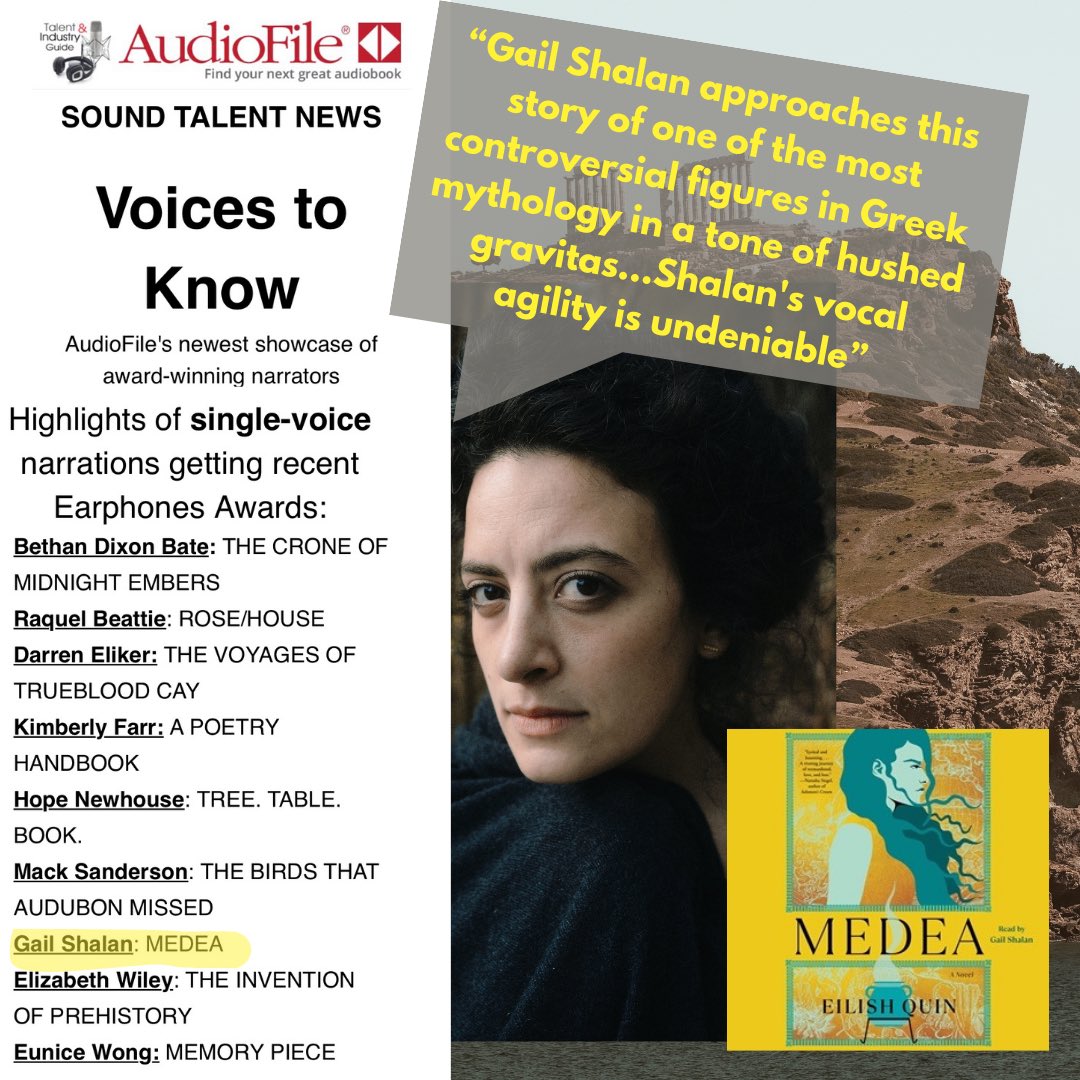 Gail Shalan (@grshalan) on Twitter photo audiofilemagazine.com/newsletter/
Thanks <a href="/AudioFileMag/">AudioFile Magazine</a> 🥰🙏🏼🌿🏛️🔮
And thank you @TheInsatiCritic for shining the spotlight on this incredible novel in audio by <a href="/eilish_quin/">Eilish Quin</a> produced by <a href="/SimonAudio/">Simon & Schuster Audio</a> <a href="/simonschuster/">Simon & Schuster</a>
What an honor to tell this story. audiofilemagazine.com/newsletter/
Thanks <a href="/AudioFileMag/">AudioFile Magazine</a> 🥰🙏🏼🌿🏛️🔮
And thank you @TheInsatiCritic for shining the spotlight on this incredible novel in audio by <a href="/eilish_quin/">Eilish Quin</a> produced by <a href="/SimonAudio/">Simon & Schuster Audio</a> <a href="/simonschuster/">Simon & Schuster</a>
What an honor to tell this story.