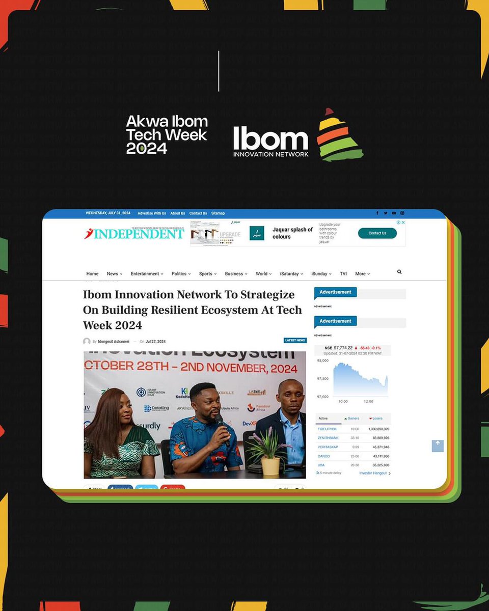 Ubohoekott's tweet photo. Register now via the link : https://t.co/WgjAtnTWuh

.
.
.
.
#AkwaIbom #AkwaIbomTechWeek #AkwaIbomTechWeek2024 #IbomInnovation #TechWeek2024 #InnovationEcosystem #AkwaIbomTech #TechInNigeria #BuildingTheFuture #InnovationHub #TechCommunity #JoinTheMovement #AKTW2024 #WomenInTech https://t.co/ZjQdq2BF6V