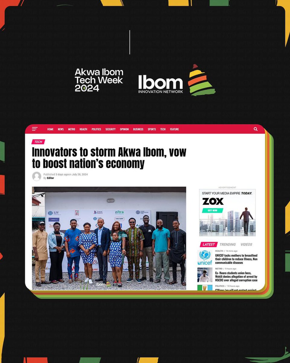 Ubohoekott's tweet photo. Register now via the link : https://t.co/WgjAtnTWuh

.
.
.
.
#AkwaIbom #AkwaIbomTechWeek #AkwaIbomTechWeek2024 #IbomInnovation #TechWeek2024 #InnovationEcosystem #AkwaIbomTech #TechInNigeria #BuildingTheFuture #InnovationHub #TechCommunity #JoinTheMovement #AKTW2024 #WomenInTech https://t.co/ZjQdq2BF6V