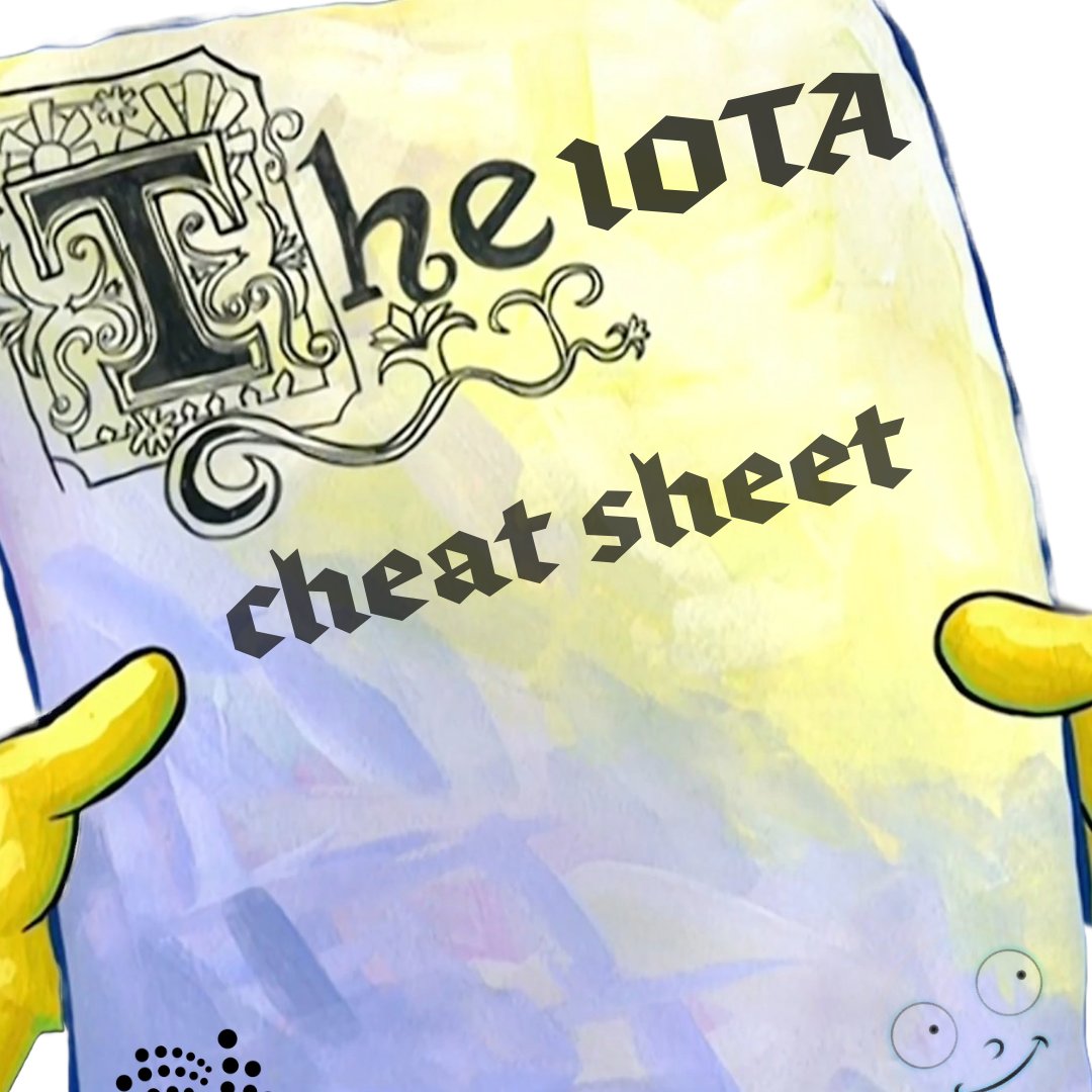Did you just crap your pants when you saw the $IOTA price?

"I got you, friend"

moon presents: The Survival cheat sheet
↷🧵