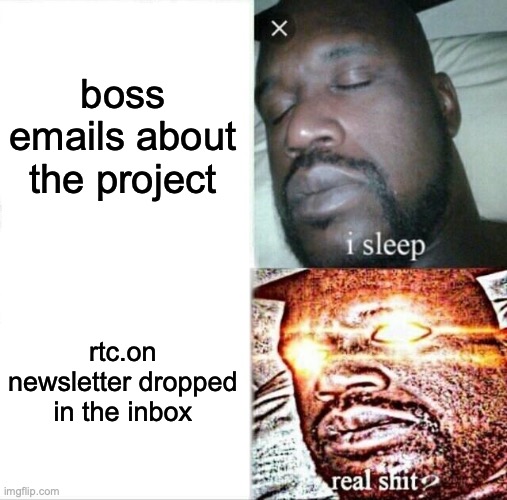 mickel8v2's tweet photo. RTC.ON Newsletter just dropped! 💥

In case you missed it, you’ll find today’s issue in the archive here: https://t.co/Qv05ASJHLI

PS: There is a little gift for RTC.ON conf fans inside 👀

#rtcon #rtcon2024 https://t.co/w9fs9kmrfU