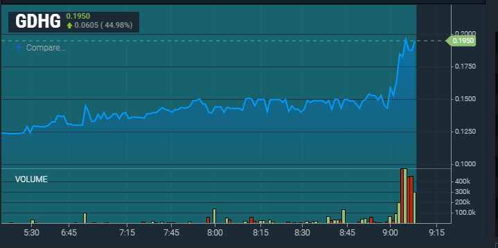 TheBull_Stocks's tweet photo. $GDHG 0.1950 +44% we can find'em even when market is in deep red 🩸! #squueze https://t.co/QGzdJrgZVw