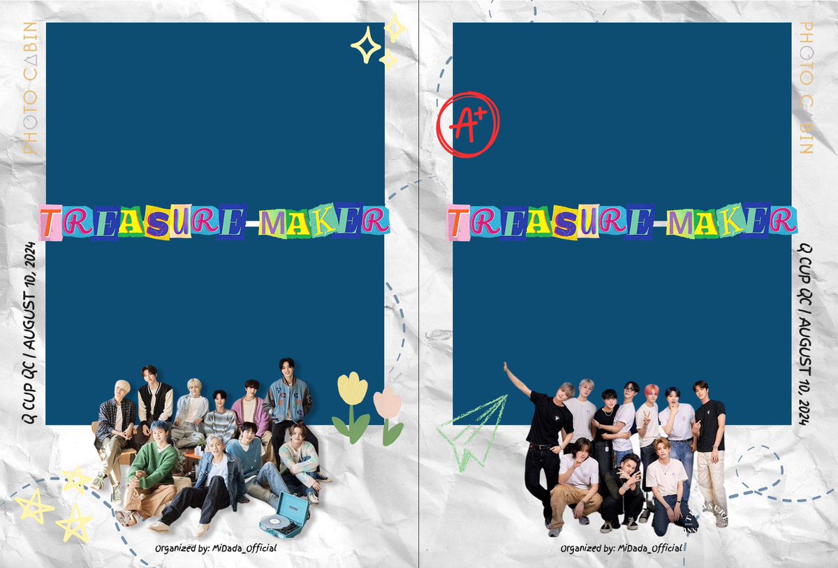 A special treat for all the CSE ON-SITE goers, SEE YOU!

Official Photobooth: The Photo Cabin

4 shots ( 2 shots each copies ) 🫰🫰🫰
Just show your wristband! 🫰🫰🫰

#TreasureMakerFriendshipDay 
#ADateTEURemember 
#ADateTEUgether

 #TEUMES #TEUME #TREASURE_MAKERS