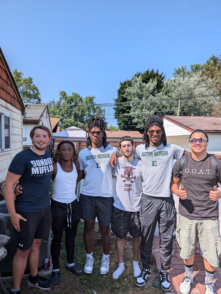 Good times!!! Seeing my football brothers. I wish we all would have played together in high school. We would have been something special!