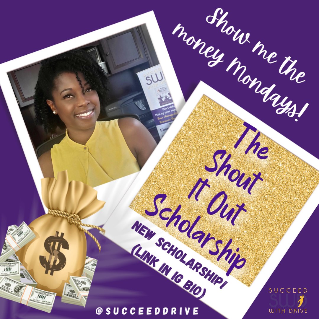 Show me the money Mondays!! 💵
The Shout It Out #Scholarship is awarding $1,500 to a high school or college student who submits an essay in 250 words or less on an unorthodox topic (check it out to see)! App due 9/30. No excuses!
unigo.com/scholarships/o…