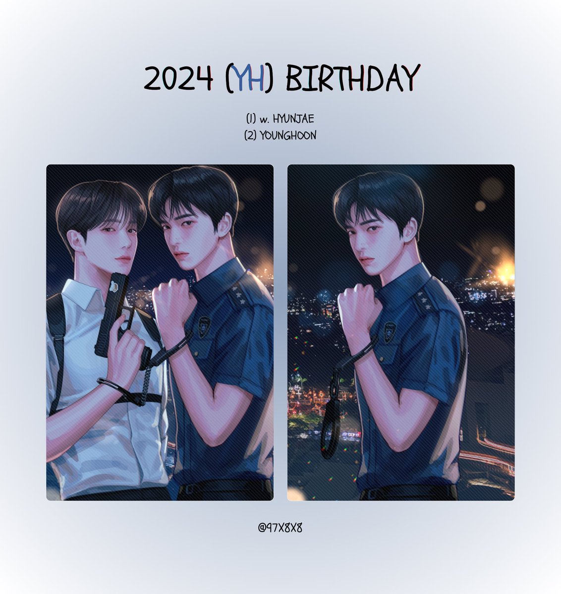 사랑하는 더보이즈 #영훈 이의 생일을 맞아 작은 이벤트… /// 진행합니다! ♡ 
#RT 추첨 2분께 송도즈/경찰 영훈 엽서를 드립니다~! +기존에 나눔 진행했던 엽서들도 넣어드릴게요…

영훈아 생일 축하해 . . .🫰🫰
추첨은 0808 영훈시에 진행할게요 >_<