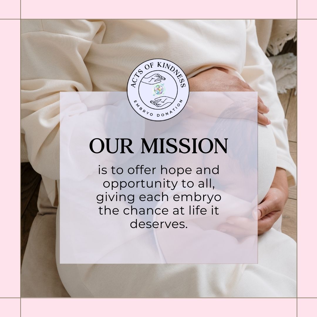 AOKEMBRYOS's tweet photo. Our mission is to offer hope and opportunity to all, giving each embryo the chance at life it deserves.

 #HopeForAll #EmbryoOpportunity #Actsofkindness #DonateEmbryo https://t.co/dBlElakc9w