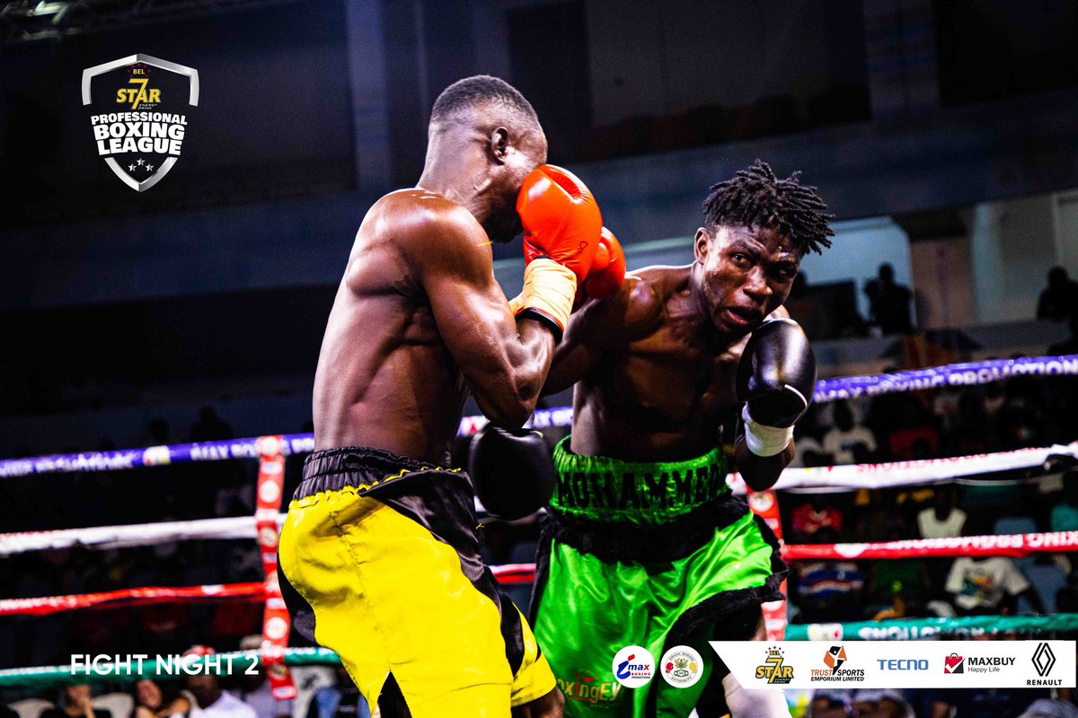 maxtvgh's tweet photo. π· FIGHT NIGHT 2
Abraham Odartey Lamptey VS Mohammed Aryeetey
#FightNight2 #GhanaProfessionalBoxingLeague #Bel7Star #BukomBoxingArena #MaxSports #MaxTV #maxonline https://t.co/cEamlSZrv5
